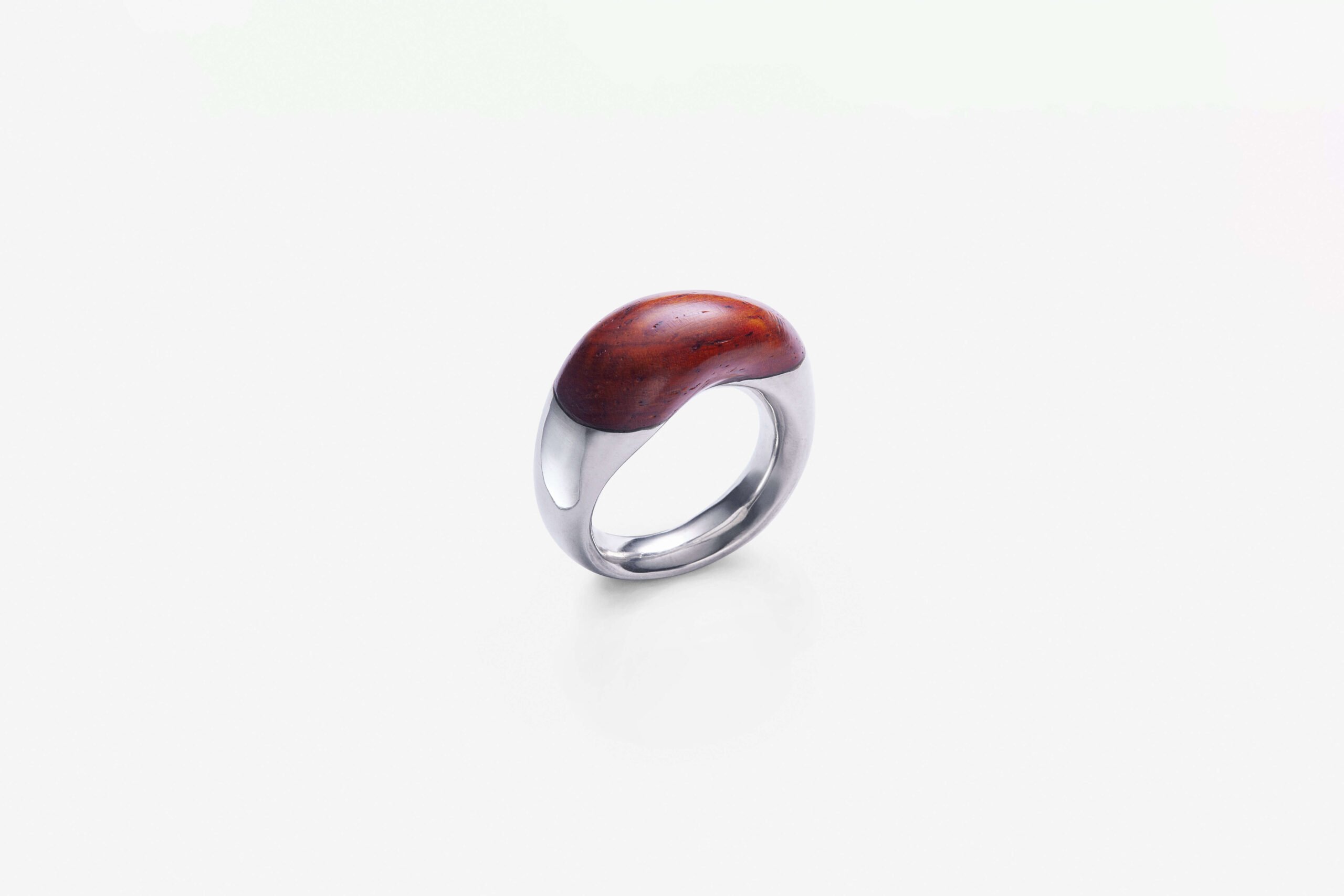 Anillo de madera fluida S, <em>Cocobolo</em>